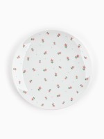 Тарелка плоская керамическая «Цветы», d=20 см