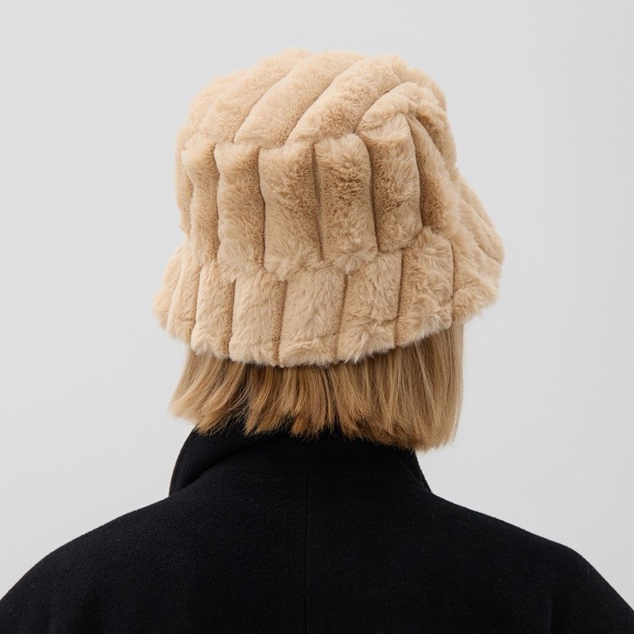 Панама зимняя MINAKU, цвет бежевый, р-р 56-58