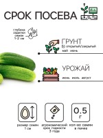 Семена Огурец "Хрустик", 0,5 г