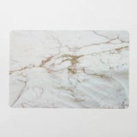 Салфетка сервировочная на стол «Мрамор», 43×28 см, цвет серый