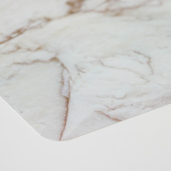 Салфетка сервировочная на стол «Мрамор», 43×28 см, цвет серый