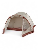 Палатка туристическая 2-местная maclay katun ume cool 2, 325×160×120 см, трекинговая, двухслойная, с тамбуром, бежевая
