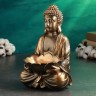 Копилка "Будда с лотосом" бронза, 28см