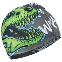 Шапочка для плавания детская ONLYTOP Swim «Череп», тканевая, обхват 46-52 см