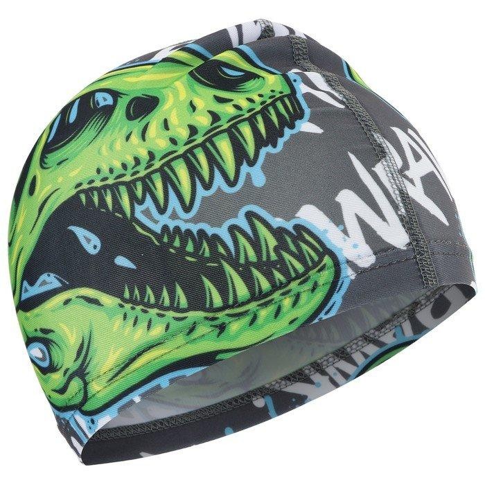 Шапочка для плавания детская ONLYTOP Swim «Череп», тканевая, обхват 46-52 см