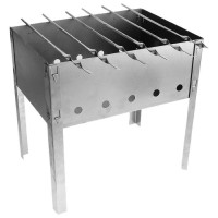 Мангал maclay «Искорка», 6 шампуров, 35×24×35 см, металлический, разборный