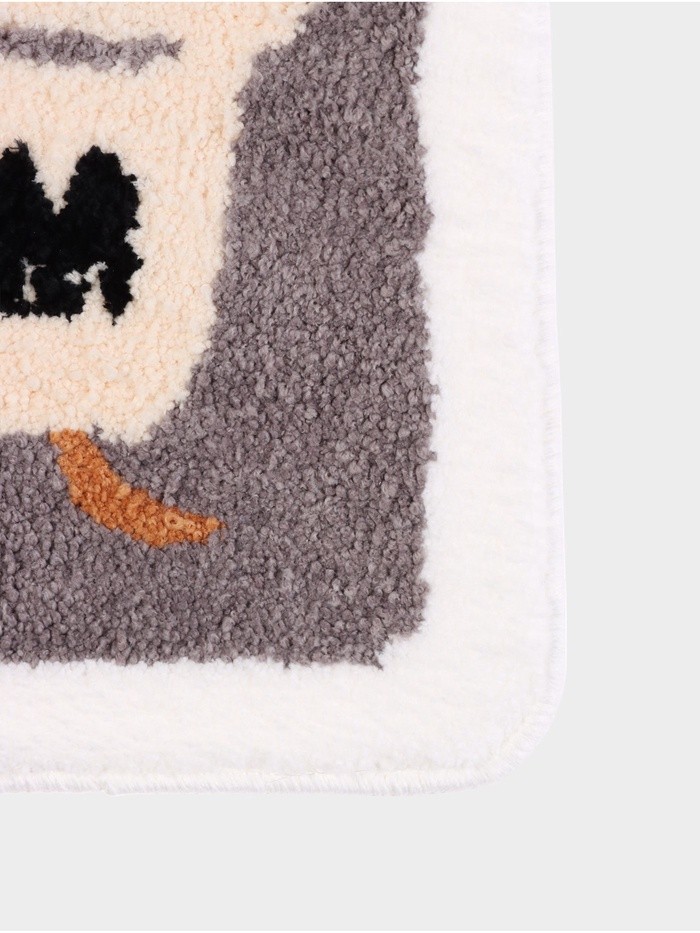 Коврик Доляна Bathroom, 40×60 см, микрофибра, серый