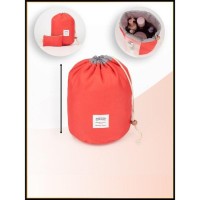 Косметичка на шнурке, с кошельком, цвет розовый