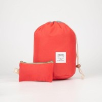 Косметичка на шнурке, с кошельком, цвет розовый