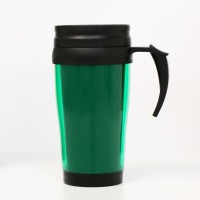 Термокружка Мастер К «Комфорт. Визави», 400 мл, 12.5×17 см, пластик, зелёная