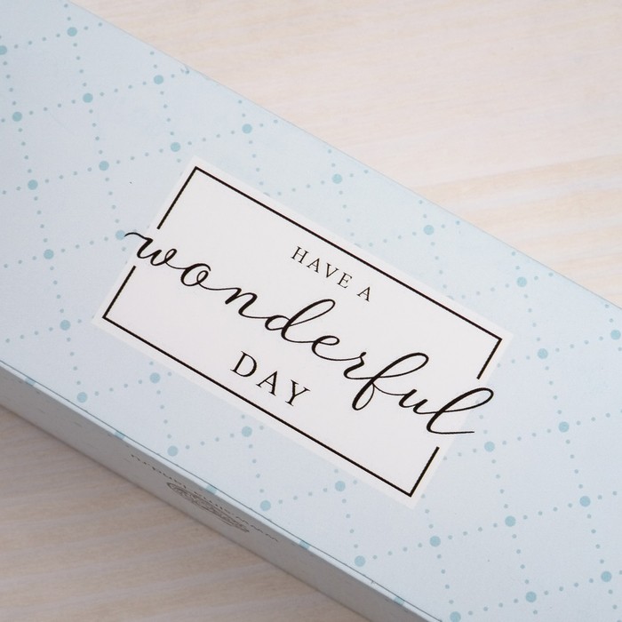 Коробка складная «Хорошего дня» 18 х 5,5 х 5,5 см. Коробка складная «Хорошего дня» 18 х 5,5 х 5,5 см.