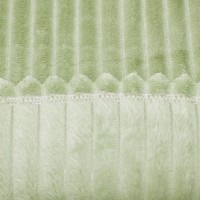 Плед Вертикаль 200х220см, трава, велсофт 280г/м, полиэстер 100%