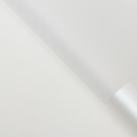 Пленка флористическая для цветов, «Кант жемчужный», белый, 57×57±1 см