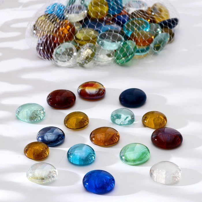 Декор стекло "Шар плоский" блеск (250 гр)