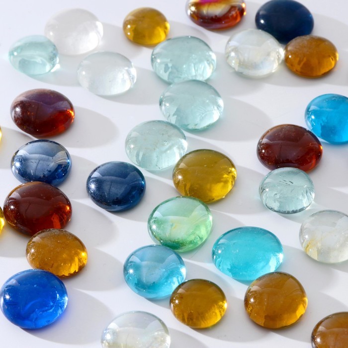 Декор стекло "Шар плоский" блеск (250 гр)