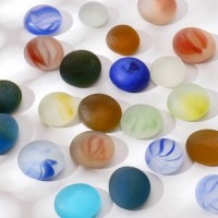 Декор стекло "Шар плоский" блеск (250 гр)