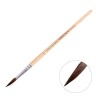 Кисть для рисования, белка, № 7, круглая, деревянная ручка, международный размер