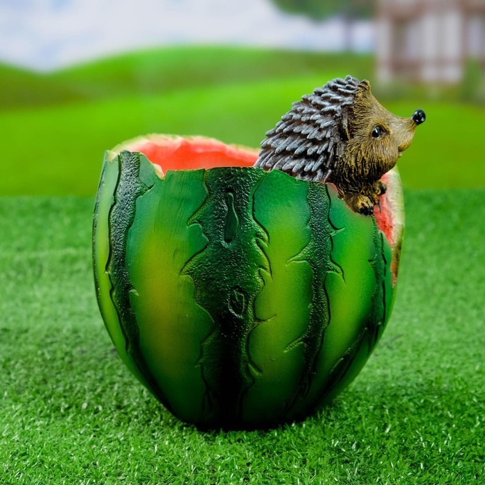 Фигурное кашпо "Арбуз", 14*17 см Фигурное кашпо "Арбуз", 14*17 см