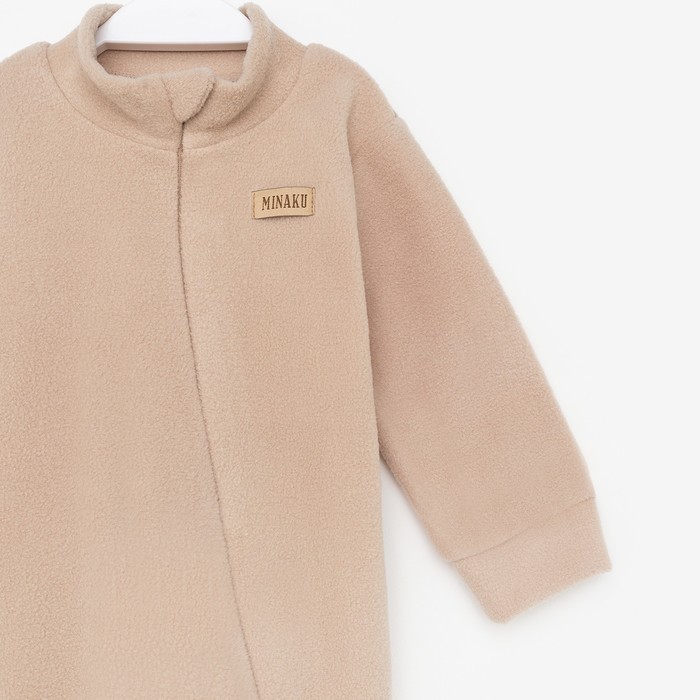 Комбинезон детский MINAKU, бежевый, рост 80-86 см