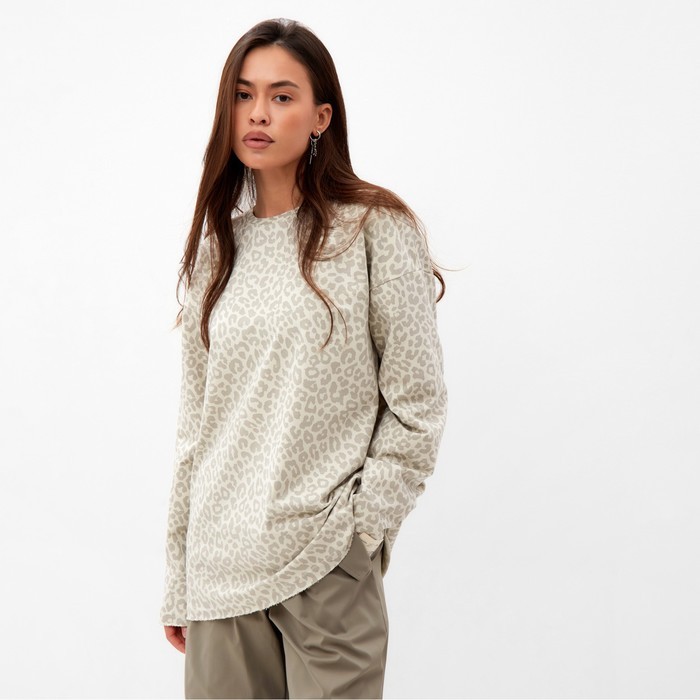 Свитшот женский Mist: Leo размер 46, бежевый