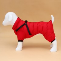 Комбинезон для собак со шлейкой «Моден», размер 18 (ДС 40, ОГ 50, ОШ 38 см), красный