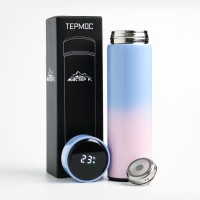 Термос для чая, кофе, 500 мл, Basic "Мастер К.", с ситечком, с датчиком температуры