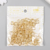 Винт-глазок для крепления картин, фоторамок, под золото, (набор 100 шт.), 1.8×0.9 см