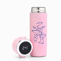 Термос, 420 мл, «Твори своё чудо», сохраняет тепло 8 ч, с термометром