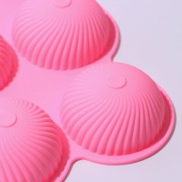 Форма для выпечки «Купол», 25×16×3,5 см, 6 ячеек, цвет МИКС