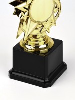 Кубок золотой под нанесение «Ника», подставка пластик, 32.5×9×7.5 см