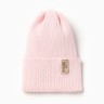 Шапка для девочки MINAKU, нежно-розовая, размер 48-52 (3-5 лет)