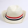 Панама соломенная детская для мальчика  "Ракета",микс, р-р. 52-54 см