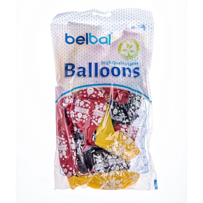 Шар латексный 14" «Поздравляем!», кристалл, набор 25 шт., цвета МИКС