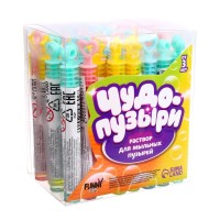 Мыльные нелопающиеся пузыри «Разные формы», Микс, 5 мл