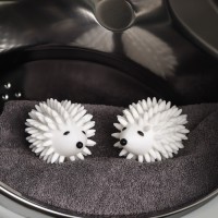 Шарики для стирки белья «Доляна. Ёжики», 2 шт., белые