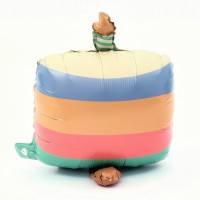 Воздушный шар фольгированный 24" «Торт с ножками», матовый, под воздух