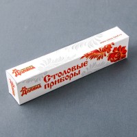 Вилка столовая Доляна «Нордик», h=17,4 см, толщина 1,2 мм, цвет серебряный