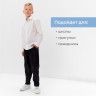 Брюки для мальчика MINAKU: School Collection, чёрные, рост 128 см