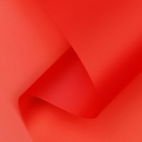 Пленка матовая для цветов и букетов, PASTEL, Красный мак 0.59×7 м 180 г