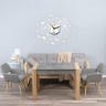 Часы-наклейка DIY "Бабочки", плавный ход, d=15 см, 20.5 х 20.5 см