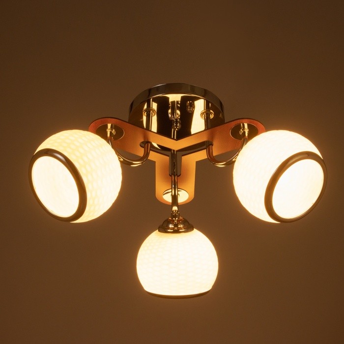 Люстра "Бетти" 3х40Вт Е27 Хром МОДЕЛЬ: 2800299