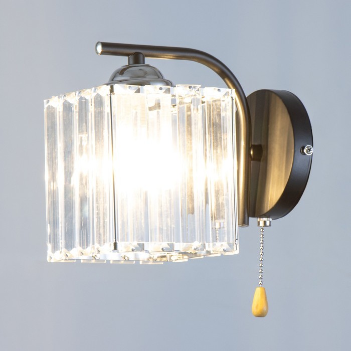 Бра 91227/1 E27 40Вт черный-хром 17х12х21 см