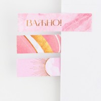 Подарочный набор, мини ручка и стикеры-закладки 20 л «Мечтай и всё сбудется»