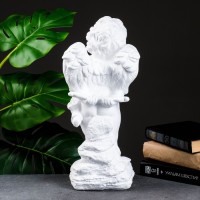 Фигура гипс «Ангел Амур», белый, 15×15×37 см