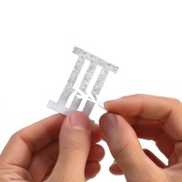 Часы настенные интерьерные большие, 3d "Аннита", дискретный ход, наклейка, d-50 см