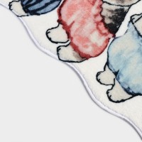 Коврик для дома Доляна «Котята», для детей, 39.5×60.5 см