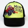 Кепка детская для мальчика Monster road, чёрная, р-р. 52-54