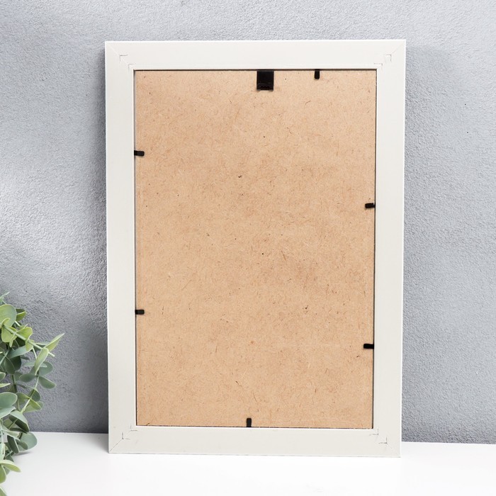 Фоторамка пластик "Gallery" 20х30 см белый (пластиковый экран)