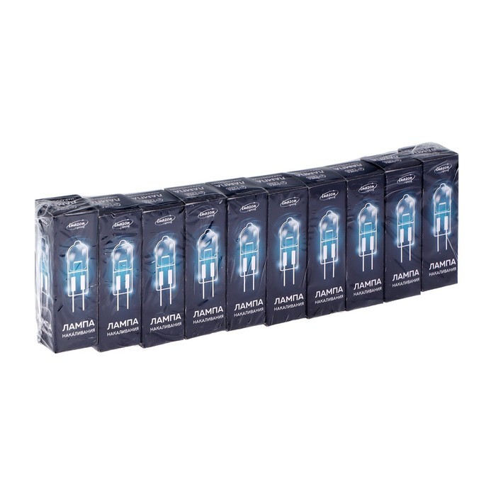 Лампа галогенная Luazon Lighting, G9, 60 Вт, 220 В, набор 10 шт. Лампа галогенная Luazon Lighting, G9, 60 Вт, 220 В, набор 10 шт.