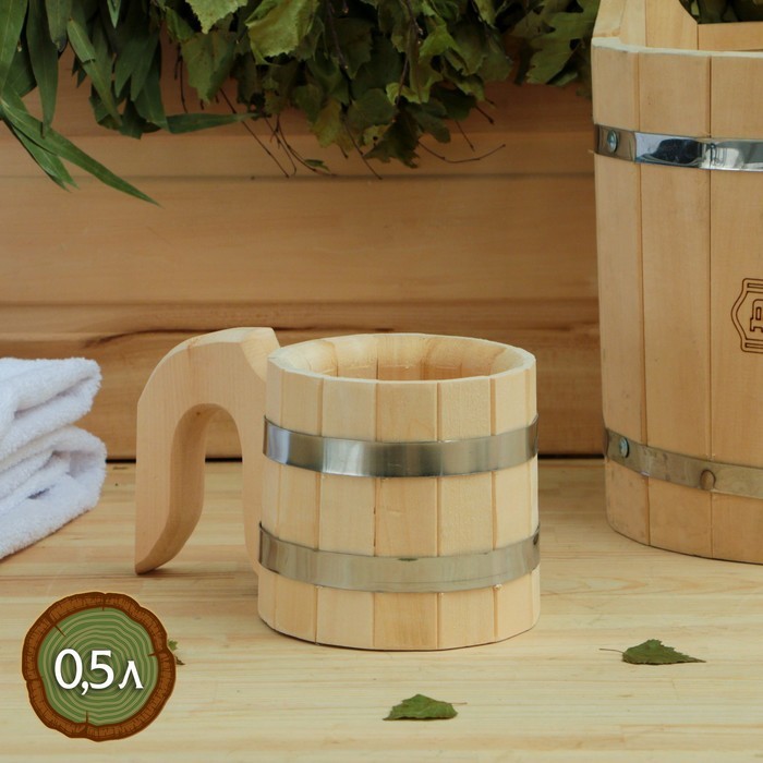 Кружка 0,5 л, липа "Добропаровъ"